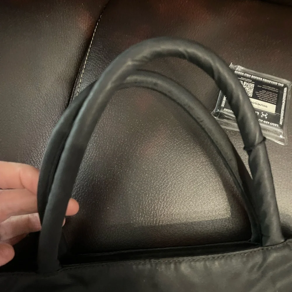 Prada Sleek Black Nylon Handbag